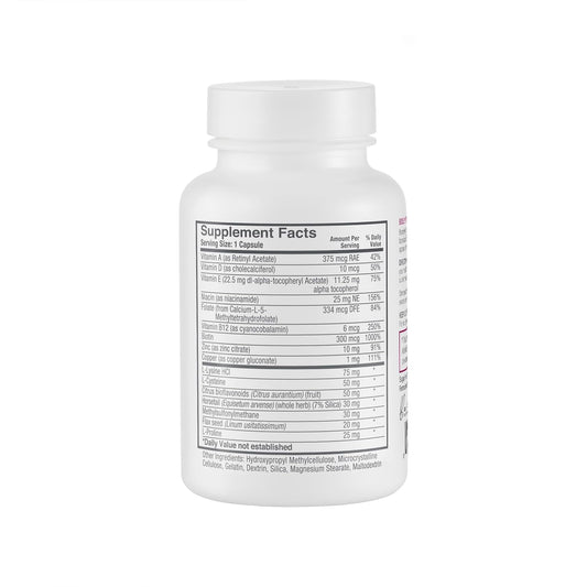 Women’S Healthy Hair Growth Supplements – Dht-Blocking Botanicals With Biotin, Niacin, Zinc & L-Lysine – Rich In Vitamins & Minerals – Supports Thicker, Fuller Hair – 60 Capsules (2-Month Supply)
