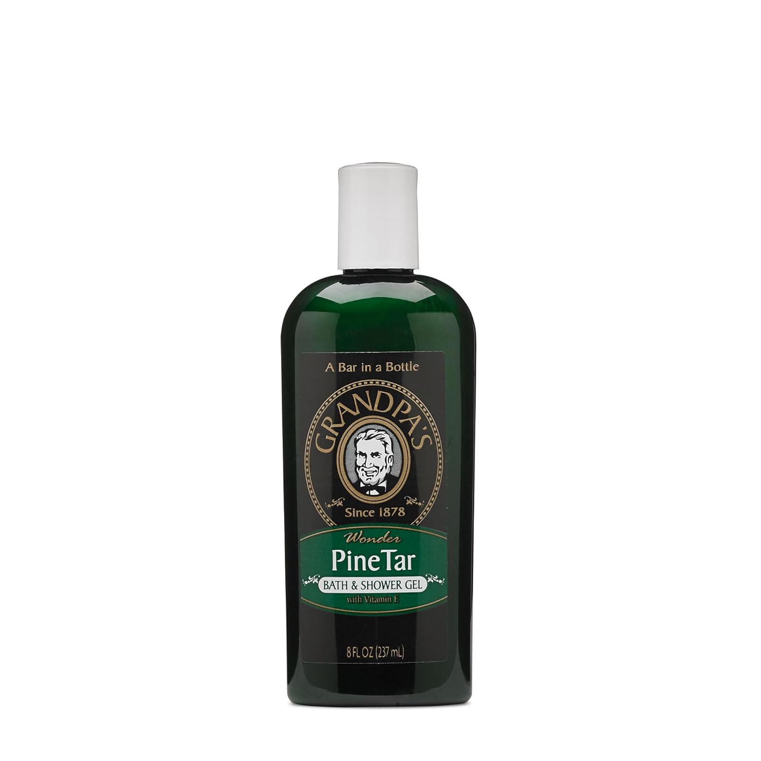 Grandpa'S Brands Pine Tar Bath And Shower Gel, 8 Ounce