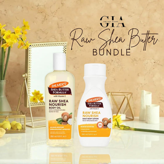 Palmer'S Shea Butter Formula Bundle | Nourishing Body Lotion 250Ml & Body Oil 250Ml | Hydrating & Smooth Skin Care | Enriched With Shea Butter Organic For Dry & Sensitive Skin