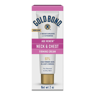 Gold Bond Age Renew Neck & Chest Firming Cream, 2 Oz., Clinically Tested Skin Firming Cream