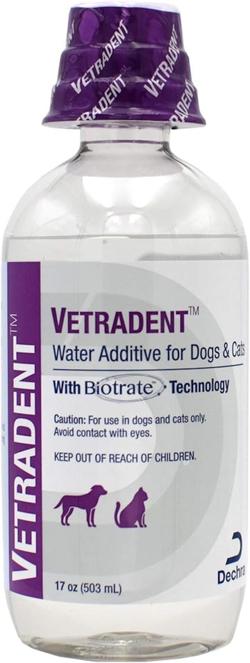 Dechra Vetradent Water Additive for Dogs and Cats 17 oz