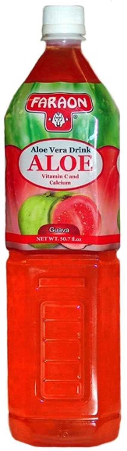 FARAON Aloe Vera Guava, 50.721 Ounce (Pack of 12) : Grocery & Gourmet Food