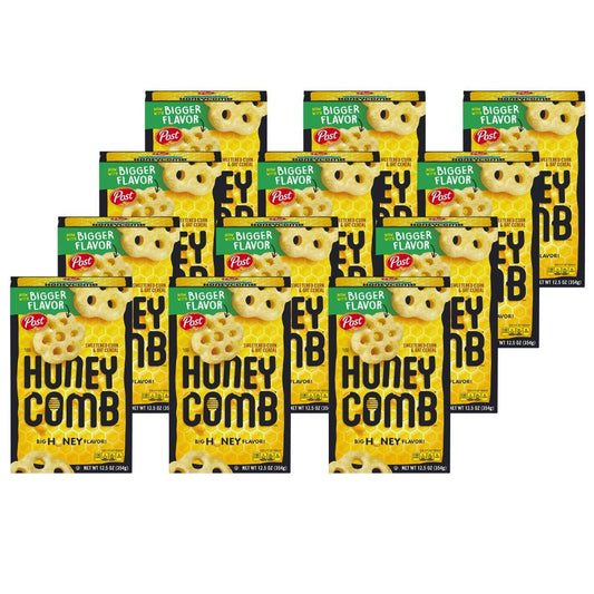 Post Honeycomb Breakfast Cereal, 12.5 Ounce (Pack of 12)