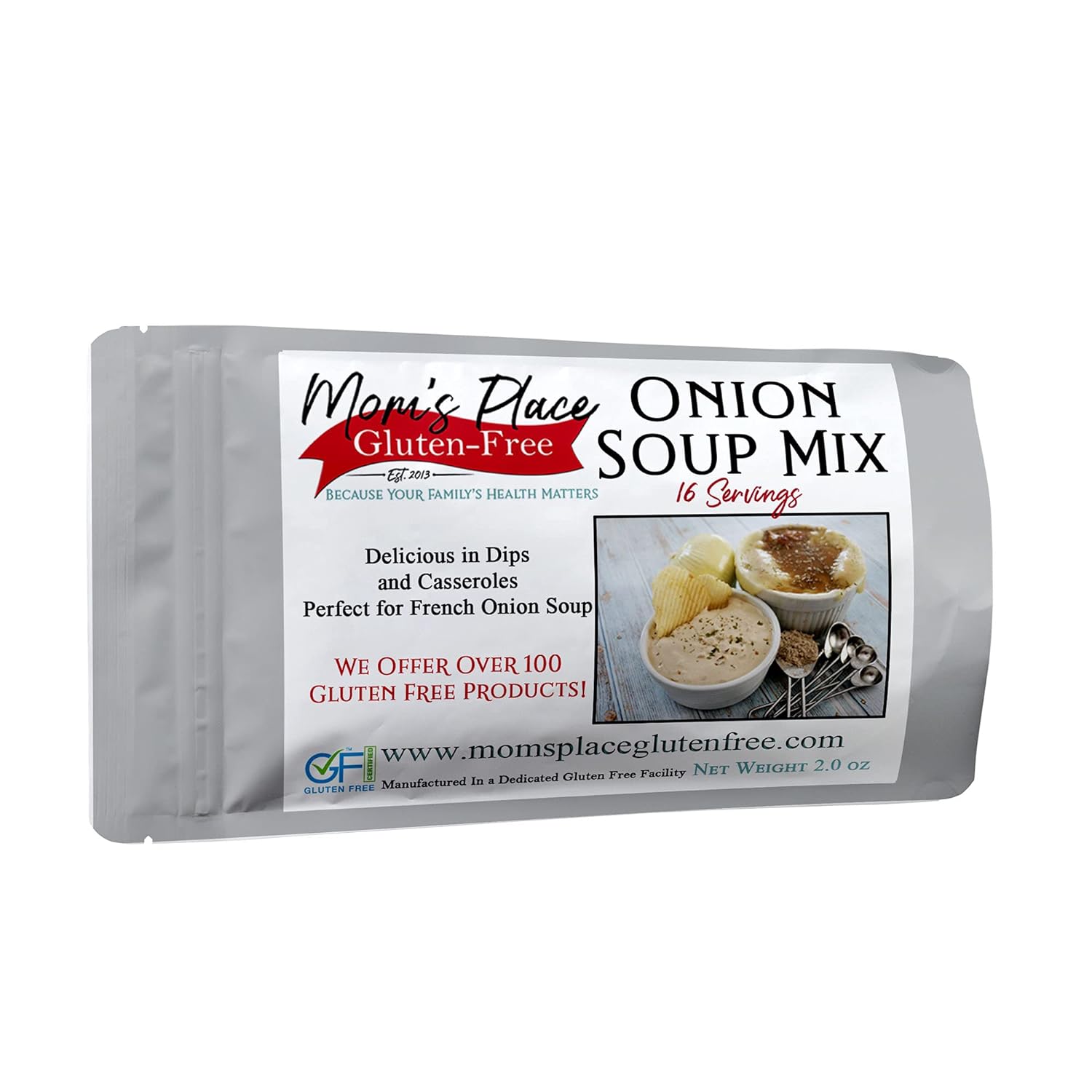 Mom’s Place Gluten Free & Dairy Free Onion Soup Mix or Chip 2.0 oz