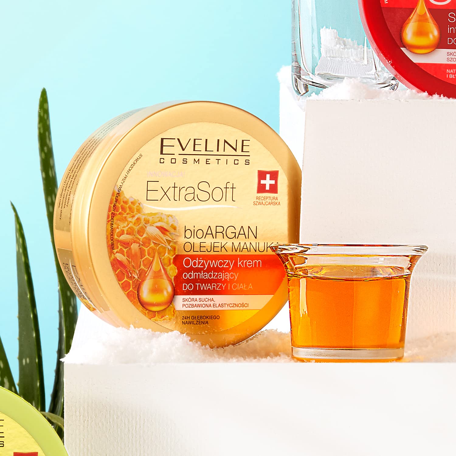 Extra Soft Bio Argan Manuca Oil Nourishing And Rejuvenating Face And Body Cream For Very Dry Skin : Beauty & Personal Care