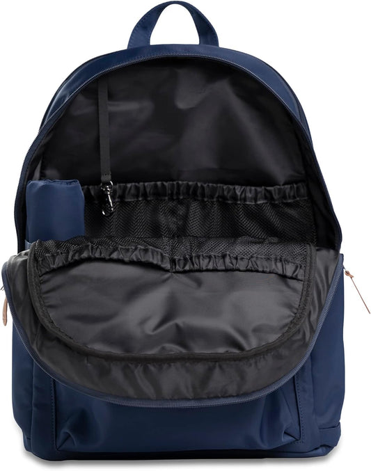 Natemia Diaper Backpack - Water-Resistant Baby Diaper Bag With Pockets, Stroller Straps, And Portable Changing Pad Included