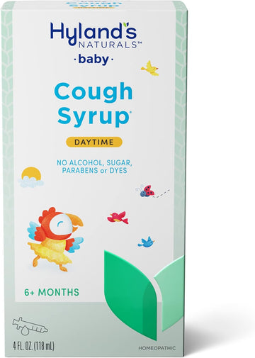 Hyland'S Baby, Cough Syrup, Daytime, Infant And Baby Cold Medicine, Natural Relief Of Coughs Due To Colds, 4 Fl Oz Packaging May Vary