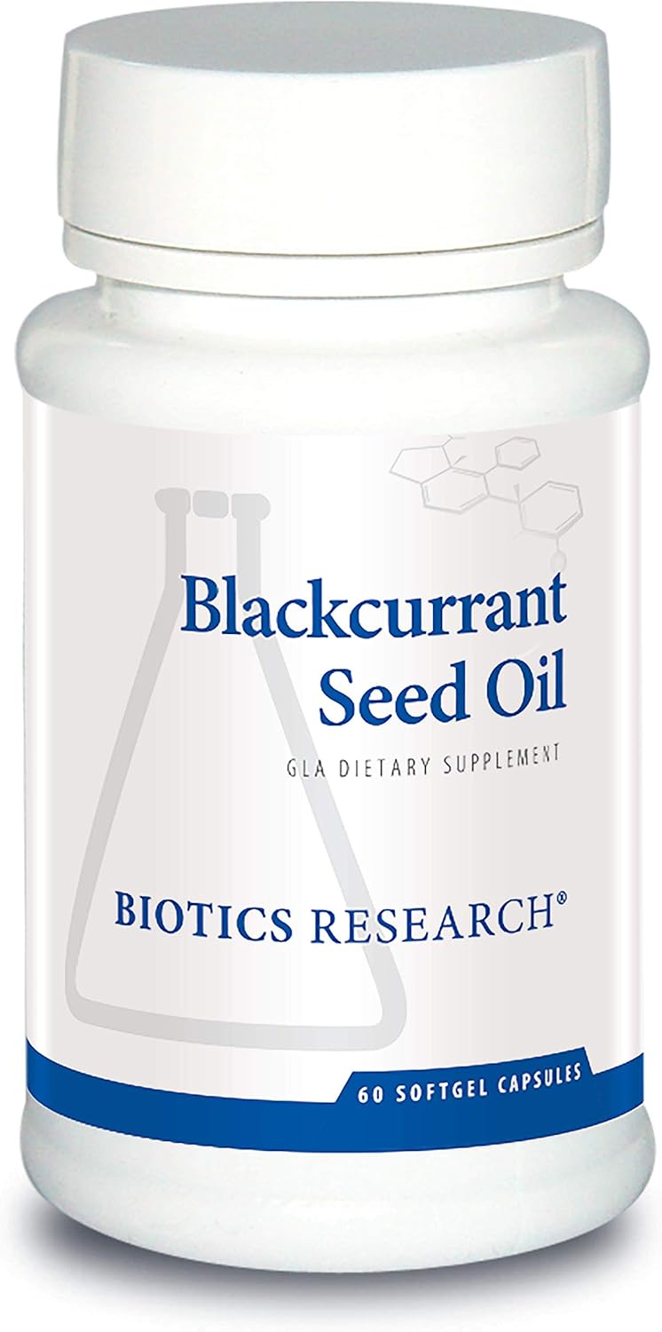 Biotics Research Blackcurrant Seed Oil Natural Source Of Gamma Linolenic Acid Gla, 535 Mg Capsule, Supports Cardiovascular Health, Normal Tissue Repair, Immune System, Women’S Health 60 Caps