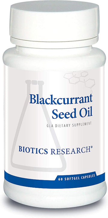 Biotics Research Blackcurrant Seed Oil Natural Source Of Gamma Linolenic Acid Gla, 535 Mg Capsule, Supports Cardiovascular Health, Normal Tissue Repair, Immune System, Women’S Health 60 Caps