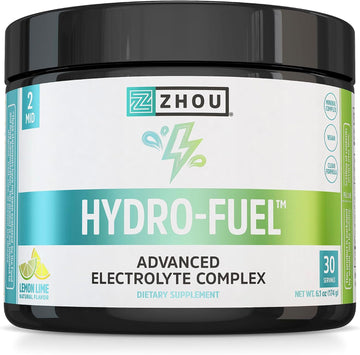 Zhou Nutrition Hydro Fuel, Sugar Free Electrolyte Powder, Replenish Nu