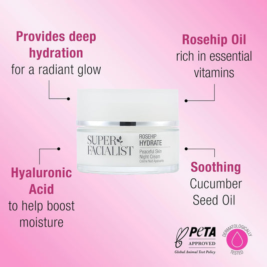 Super Facialist Rosehip Hydrate Radiance Day Cream Spf15, Formulated With Uv Filters To Protect And Hydrate, 75 Ml (Pack Of 2)