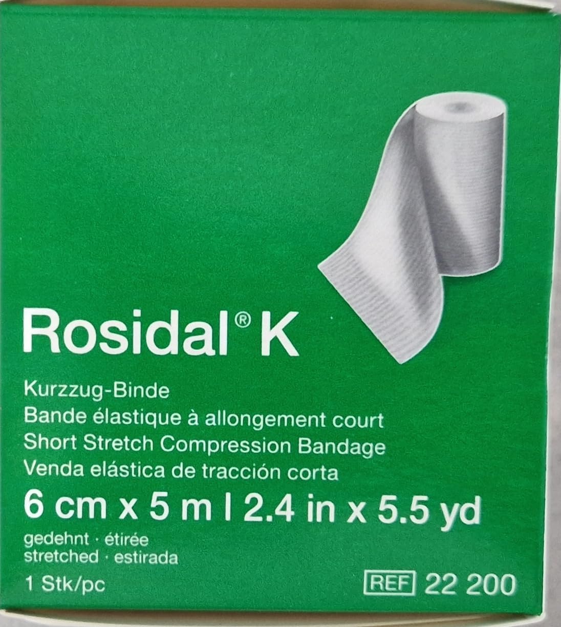 Rosidal K 6Cm X 5M Shorth Stretch Bandage : Health & Household