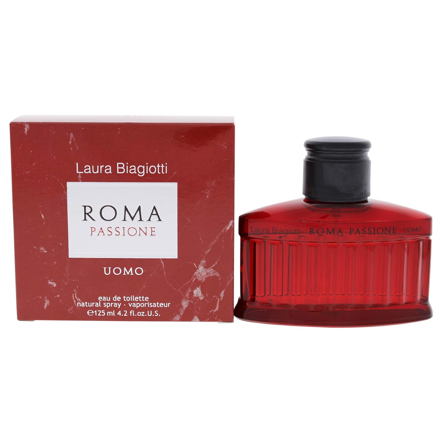 Laura Biagiotti Roma Passione For Men - Fresh, Strong And Persistent Scent - Opens With Yellow Mandarin, Cardamom And Elemi - Perfect For Date Night Or Evening Out - 4.2 Oz Edt Spray : Beauty & Personal Care