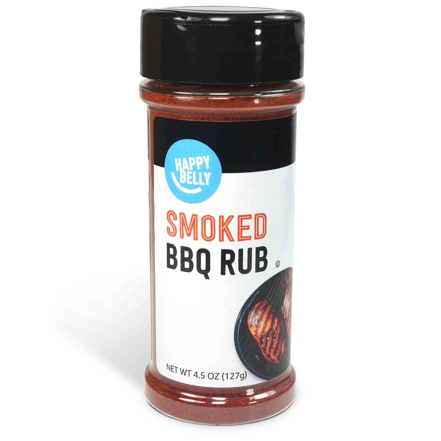 Amazon Brand - Happy Belly Smoked Bbq Rub, 4.5 Ounce (Pack Of 1)