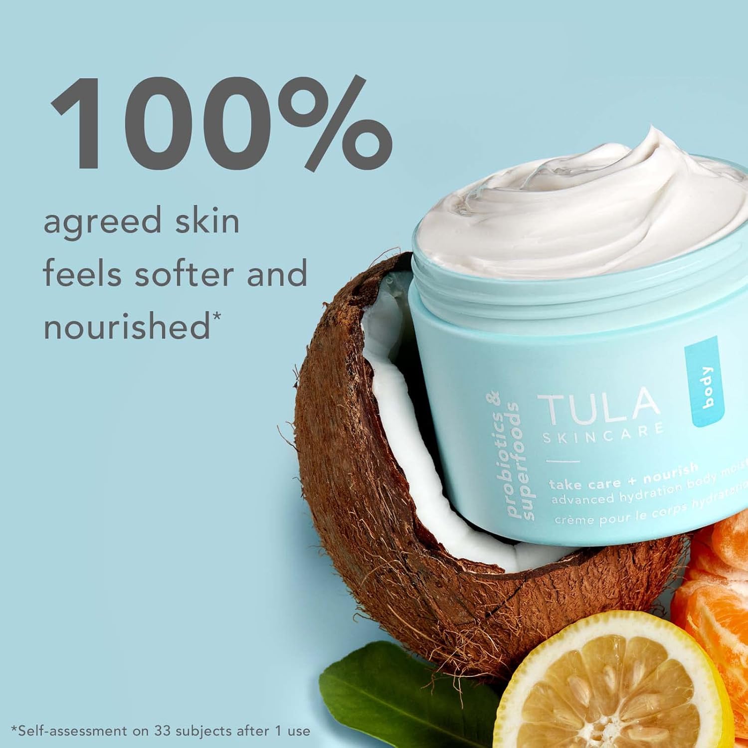 TULA Skin Care Take Care + Nourish - Advanced Hydration Body Moisturizer, Non-Greasy, Contains Vitamin C & Yuku to Improve Skin Tone & Texture, 8.1 oz. : Beauty & Personal Care