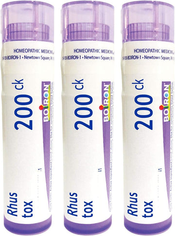 Boiron Rhus Toxicodendron 6C Homeopathic Medicine For Joint Pain - 80 Pellets