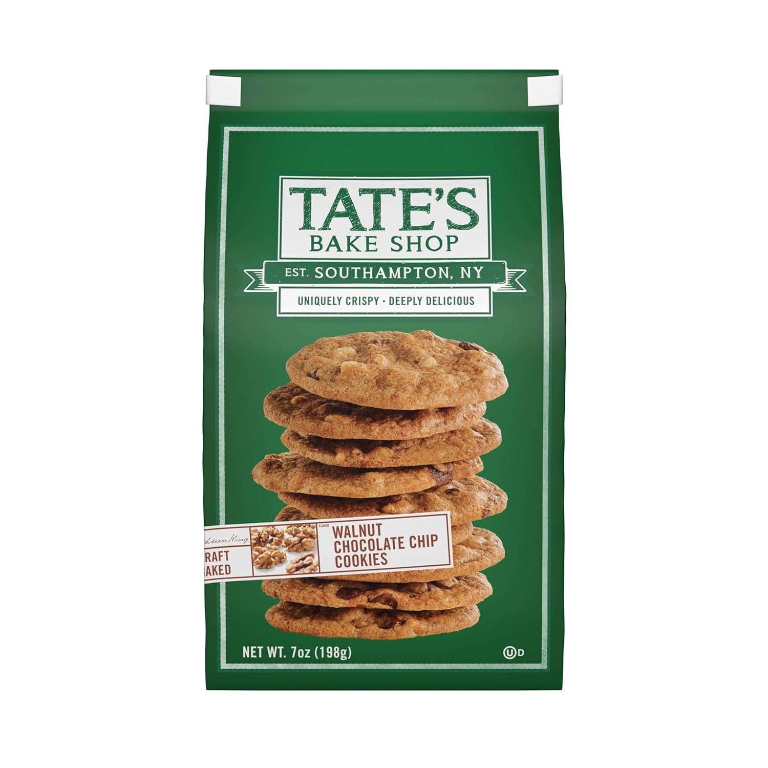 Tate'S Bake Shop Walnut Chocolate Chip Cookies, 7 Oz