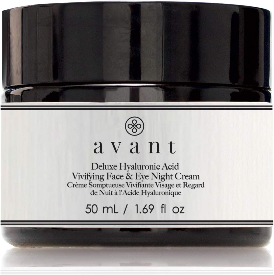 Avant | Anti-Ageing Night Cream Face & Eyes | Aims to Improve Skin Tone, Rejuvenate Eyes, Diminish Wrinkles & Fine Lines | Deluxe Hyaluronic Acid Vivifying Night Cream | 1x 50ml : Amazon.co.uk: Beauty