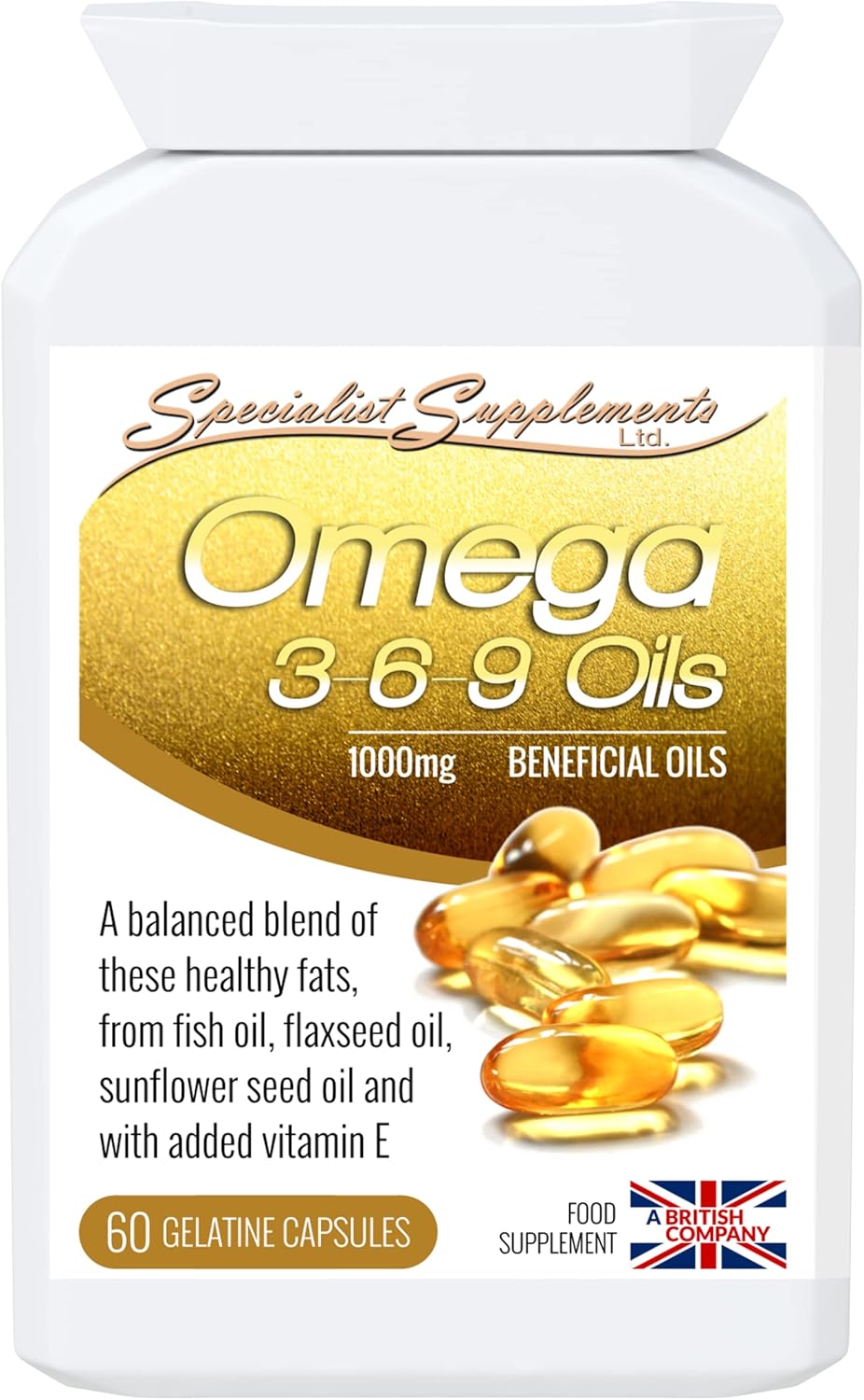 Specialist Supplements Omega 3-6-9 Oils 60 Capsules

108 Grams