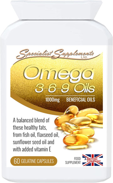 Specialist Supplements Omega 3-6-9 Oils 60 Capsules

108 Grams