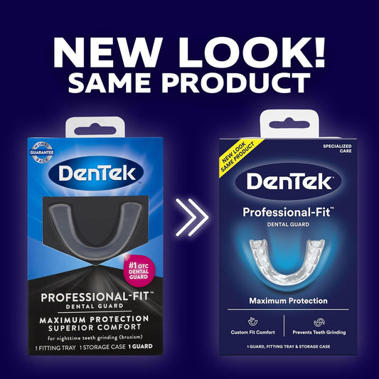 Dentek Clear Maximum Protection Dental Guard For Adults, Bpa Free, 1 Count