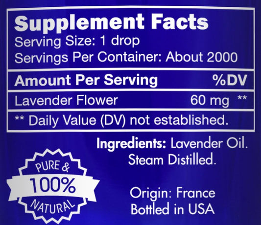 Pure Lavender Essential Oil By Zongle – 100% Pure Natural, Therapeutic & Food Grade For Diffuser, Skin, Body, Massage, Hair, Sleep, Tea, Ingesting, Drinks – 4 Oz