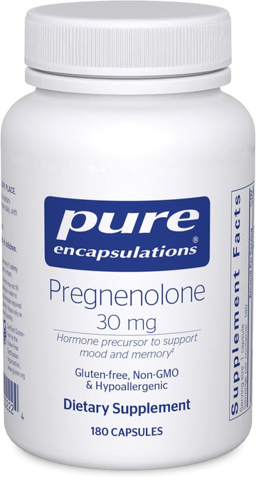 Pure Encapsulations Pregnenolone 30 Mg | Supplement To Support The Immune System, Memory, And Hormone Balance* | 180 Capsules