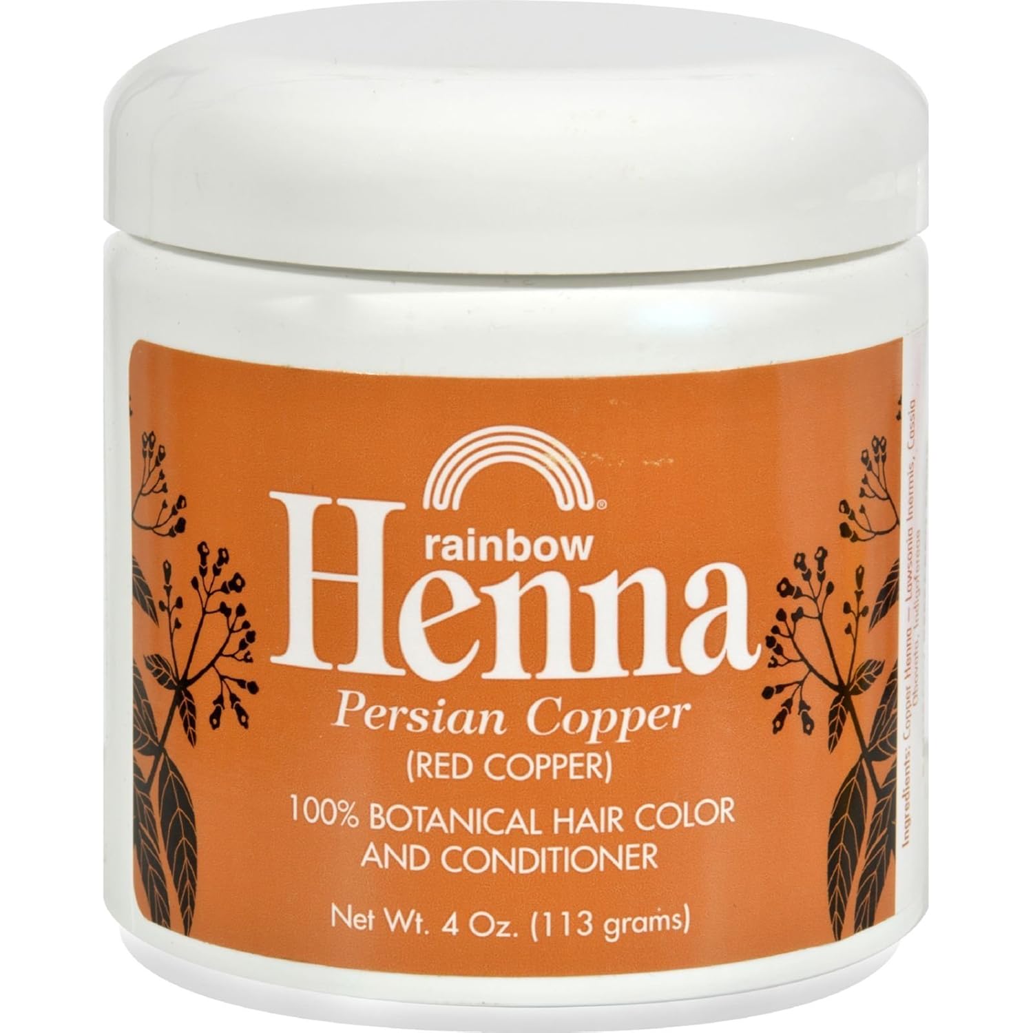 Rainbow Research Henna Hair Color And Conditioner Persian Copper, 4 Oz., Red : Beauty & Personal Care