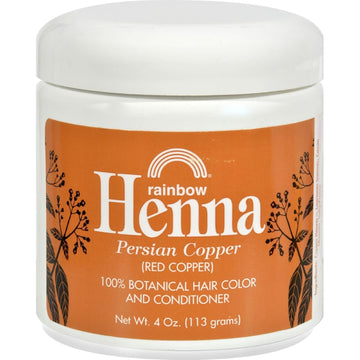 Rainbow Research Henna Hair Color And Conditioner Persian Copper, 4 Oz., Red : Beauty & Personal Care