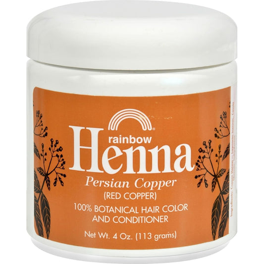 Rainbow Research Henna Hair Color And Conditioner Persian Copper, 4 Oz., Red : Beauty & Personal Care