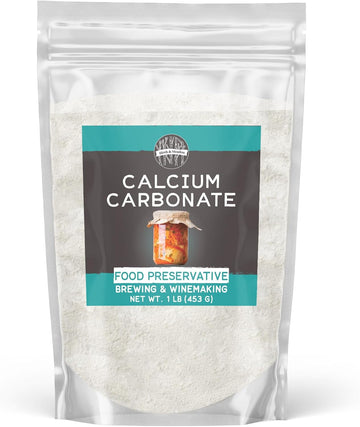 Birch & Meadow Calcium Carbonate, 1 Lb, Food Preservative, Winemaking & Brewing