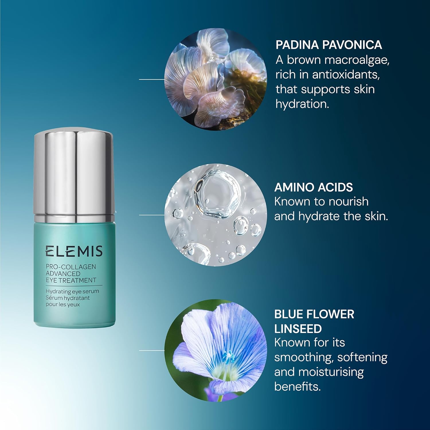 ELEMIS Under Eye Pro-Collagen Hydra-Gel Eye Masks, Hydrating Pads for Fine Lines Formulated with Marine Actives and Hyaluronic Acid, for Eyes to Smooth, Tighten and Hydrate Skin, 6 Eye Patches : Amazon.co.uk: Beauty