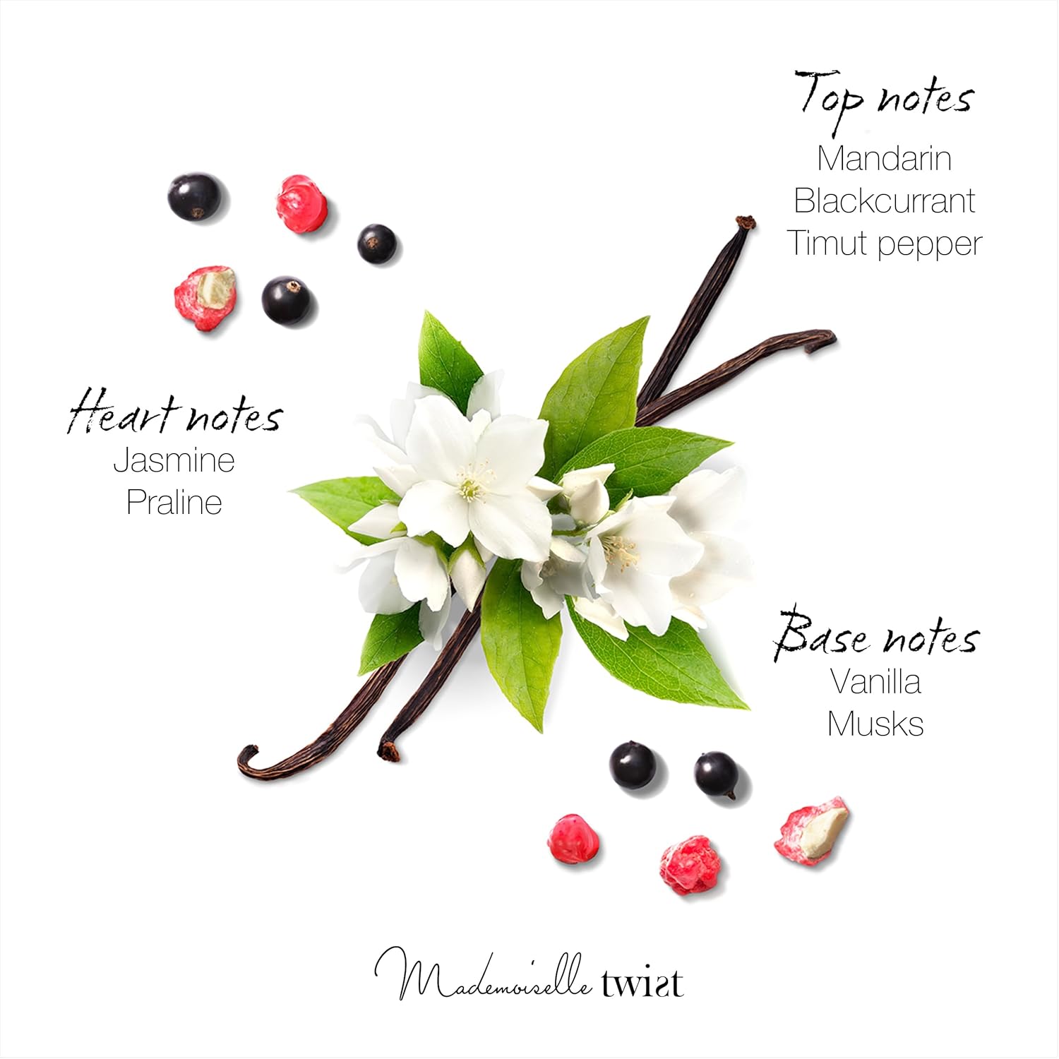 Mauboussin - Mademoiselle Twist 90Ml (3 Fl Oz) - Eau De Parfum For Women - Floral, Oriental & Gourmand Scents : Beauty & Personal Care