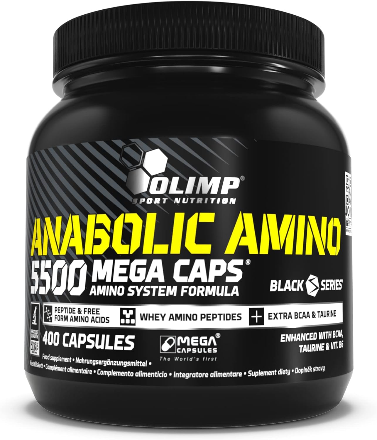OLIMP SPORT NUTRITION Olimp Labs Anabolic Amino 5500 Mega Capsules - Pack of 400 Capsules 24743 : Amazon.co.uk: Health & Personal Care