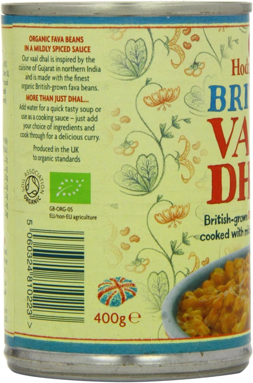 Hodmedod | Organic Vaal Dhal - British | 4 X 400G