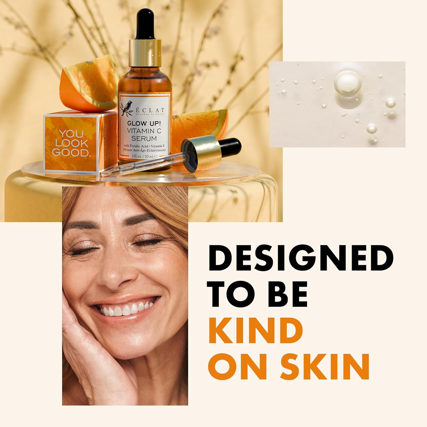 Vitamin C Face Serum - Dark Spot Remover Facial Serum, Vit C Serum with Hyaluronic Acid, Ferulic Acid, & Vit E - Anti Aging and Skin Brightening Serum, Pure Vitamin C Serum Skin Care : Beauty & Personal Care