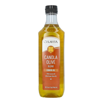 Colavita Canola 75/25 Virgin Blended Oil, 32 Ounce (Pack of 12)