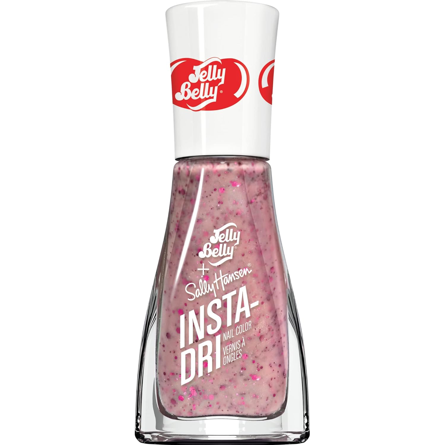 Sally Hansen Insta-Dri X Jelly Belly Nail Polish, Strawberry Cheesecake, 0.31 Fluid Ounce