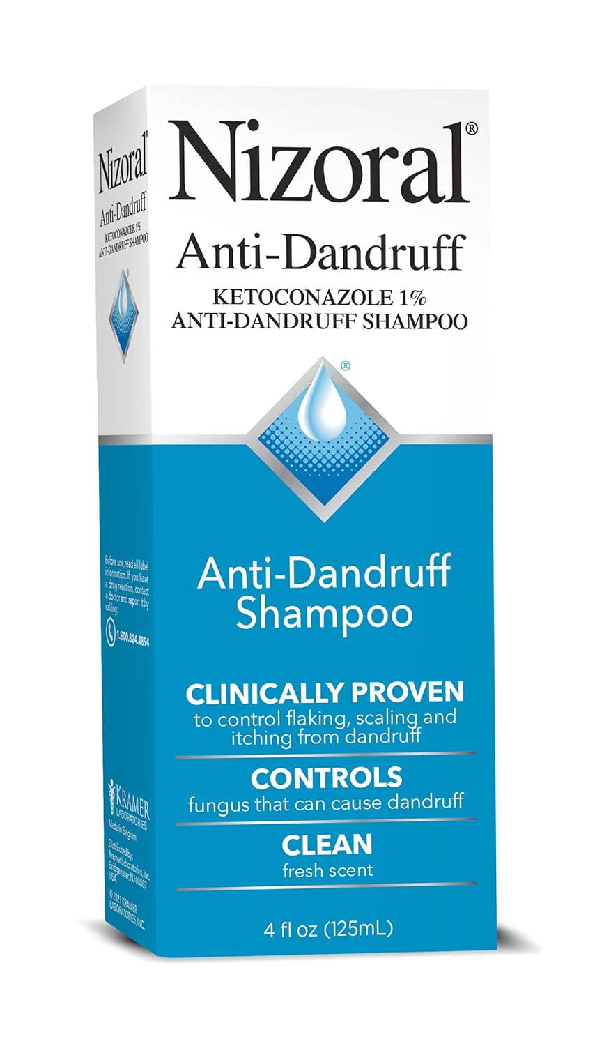 Nizoral Ad Antidandruff Shampoo, Fresh, 4 Fl Oz : Hair Shampoos : Beauty & Personal Care