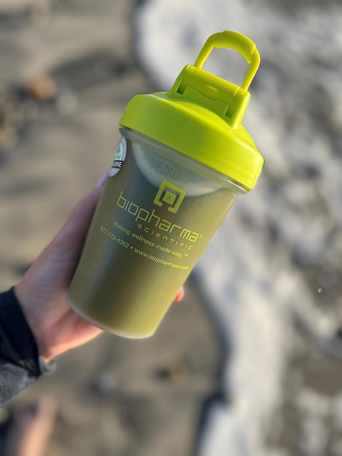 Biopharma Scientific NanoGreens : Greens Superfood Fruit & Vegetable Powder Smoothie for Digestive Health & Immunity w/Spirulina, Chlorella, Kale, Spinach, Plant Based, Green Apple, 30 Servings : Health & Household