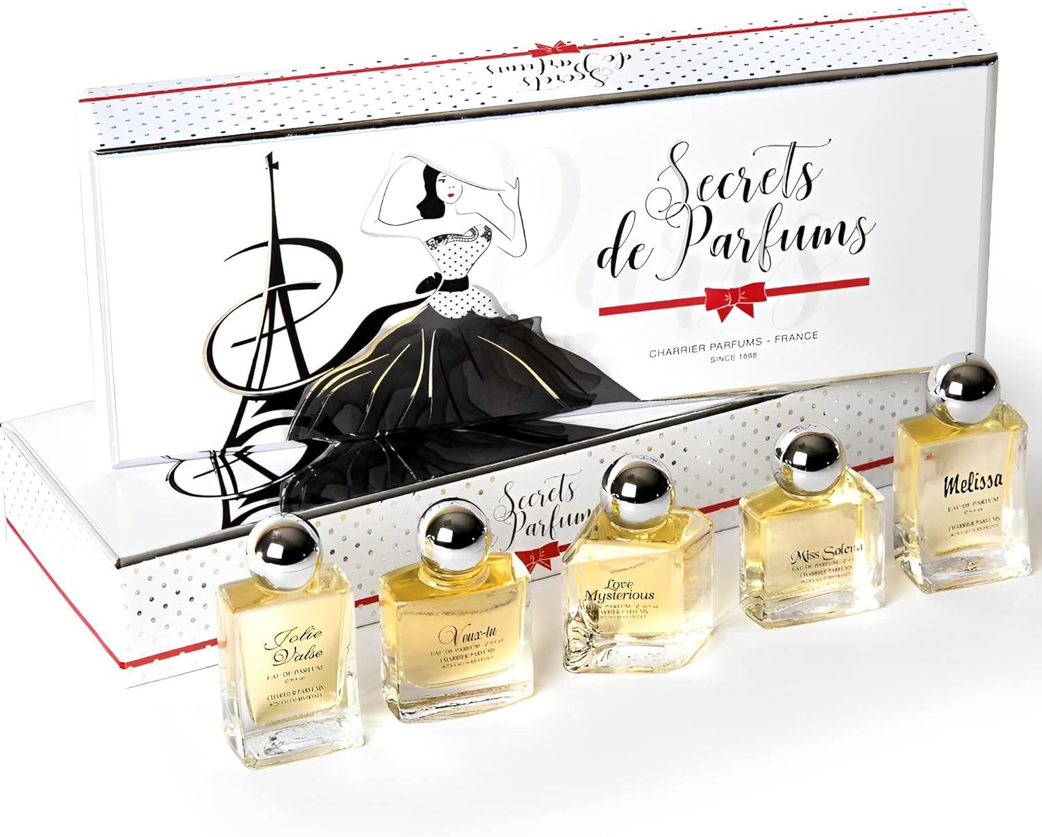 Charrier Parfums Secrets De Parfums 5 Mini Eau De Parfum Gift Set 50Ml