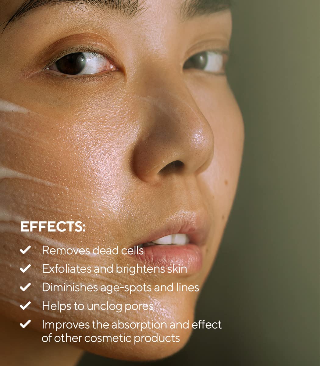 Mádara Organic Skincare | Brightening Aha Peel Mask - 60Ml, Exfoliating Face Mask With Aha Fruit Acids, Contains Vitamin C And Lactic Acid, Face Exfoliator For Brightness And Glow, Ecocert Certified. : Beauty & Personal Care