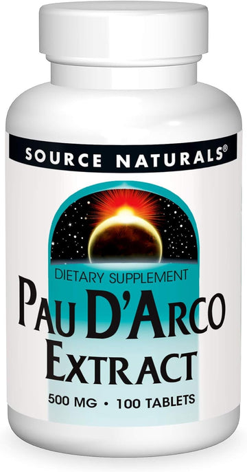 Source Naturals Pau D'Arco Extract Dietary Supplement - 100 Tablets