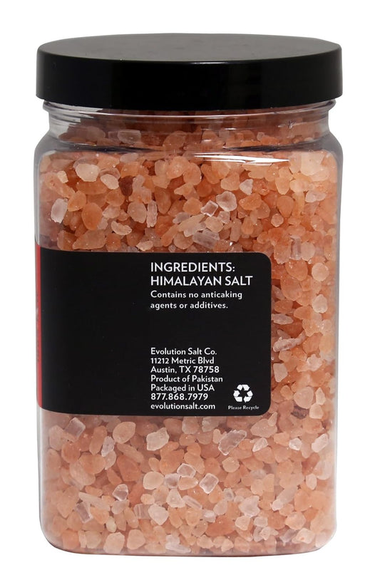 Evolution Salt - Himalayan Pink Salt Coarse Grind, 17 Oz