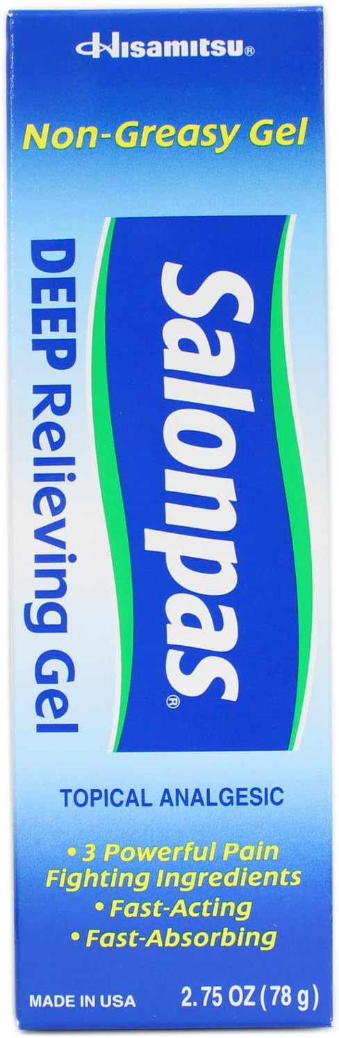 Salonpas Deep Pain Relieving Gel, 3 Count