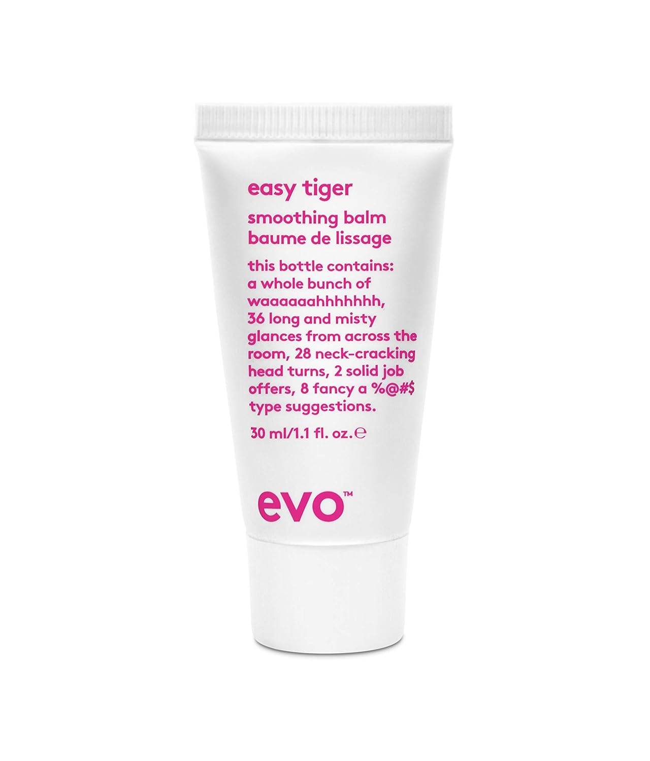 Evo Easy Tiger Smoothing Hair Balm - Hold Styling Balm For All Hair Types - Provides Hair Smoothing & Reduces Frizz