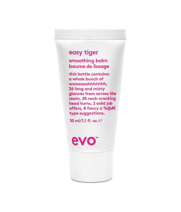 Evo Easy Tiger Smoothing Hair Balm - Hold Styling Balm For All Hair Types - Provides Hair Smoothing & Reduces Frizz