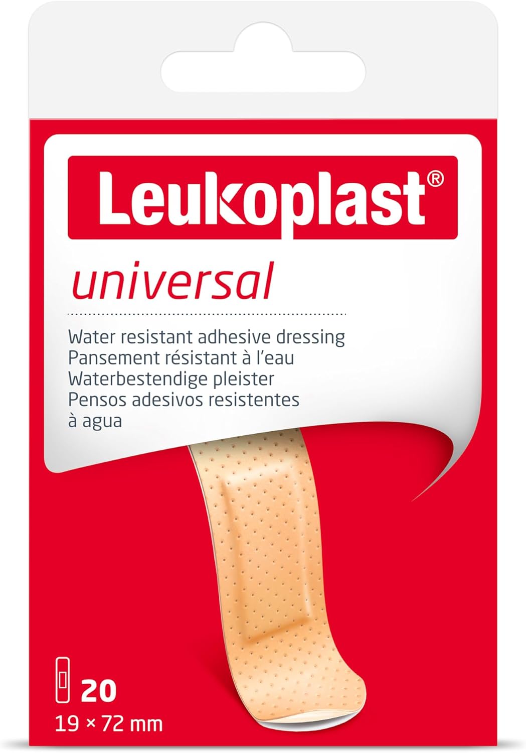 Essity Leukoplast Universal 20 Strips 19 X 72Mm