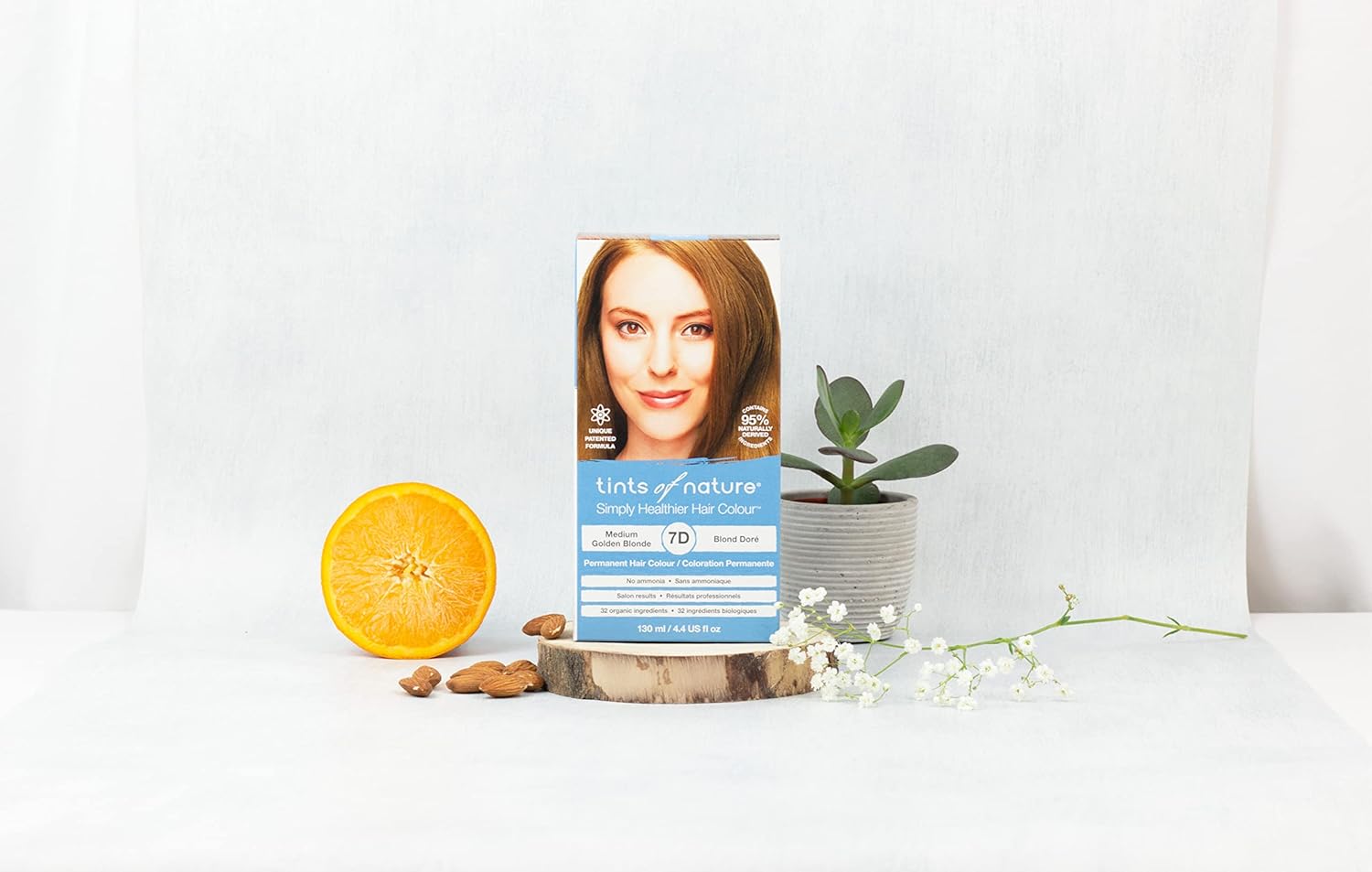 Tints of Nature 7D Medium Golden Blonde Permanent Hair Dye, Nourishes Hair and Covers Greys, Ammonia-Free, 130ml : Amazon.co.uk: Beauty