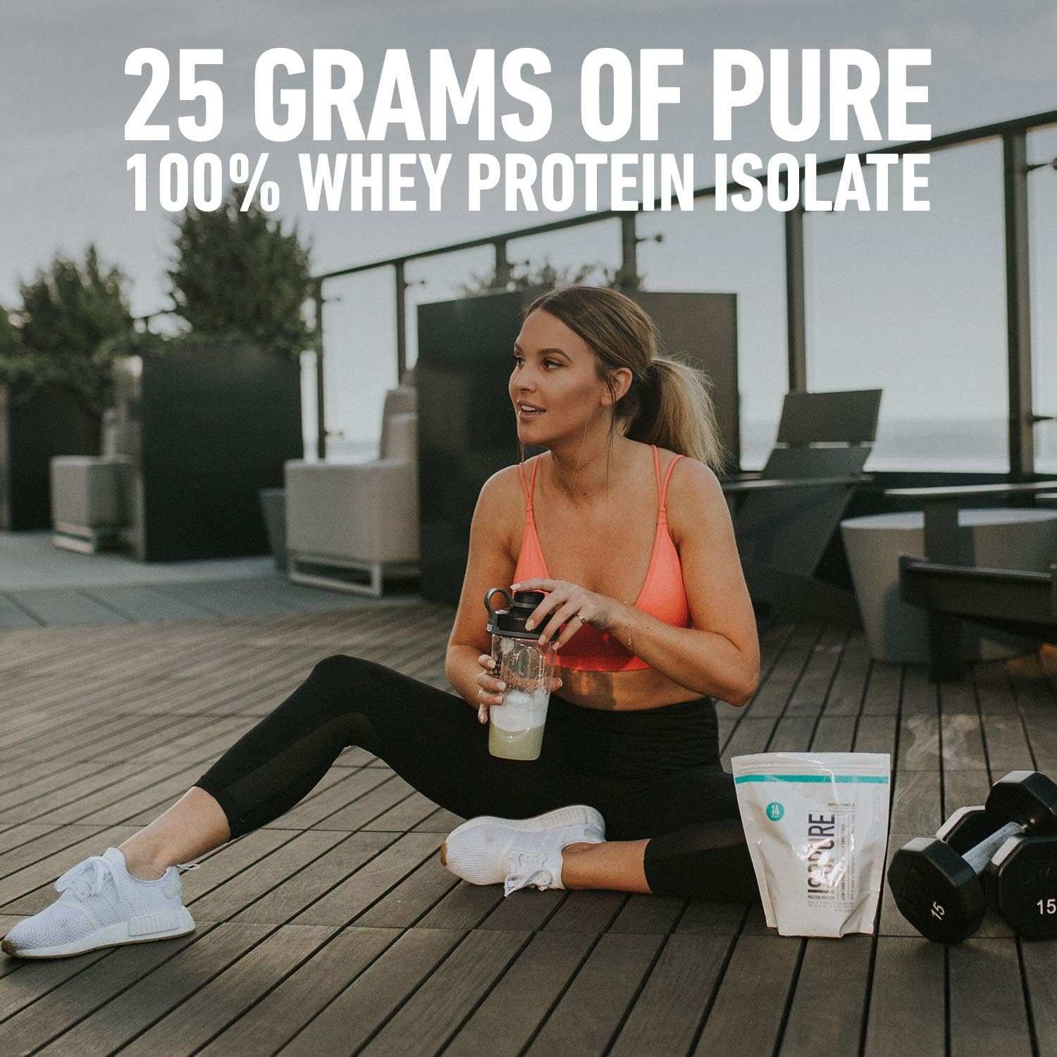 Isopure Protein Powder, Whey Protein Isolate Powder, 25g Protein, Low Carb & Keto Friendly, Naturally Sweetened & Flavored, Flavor: Chocolate, 14 Servings, 1 Pound : Health & Household